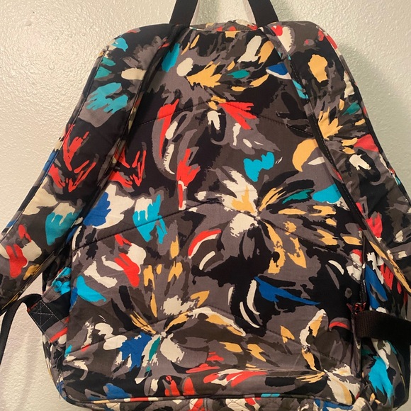 Vera Bradley Splash Floral Campus  Backpack - Picture 5 of 6